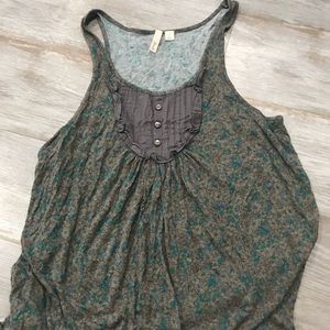 Large floral tank